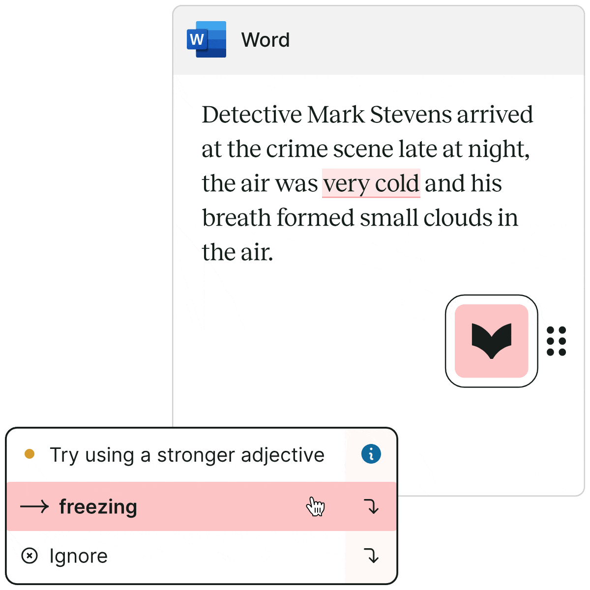 Animation to show ProWritingAid working across different writing apps